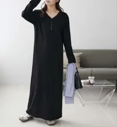 リブピコレースヘンリーカットワンピース⋈*kbf ジーナシス　ローリーズファーム