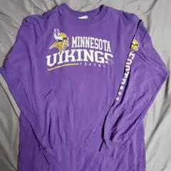 ミネソタバイキングス ロングスリーブTシャツ 紫