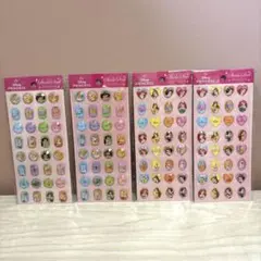 最安値❗️【新品】ディズニープリンセスストーンシール　4枚