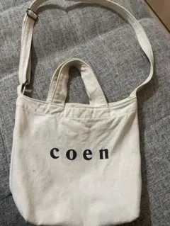 coen 2WAY キャンバス サコッシュ トートバッグのサムネイル