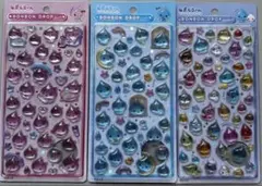 BONBON DROP キャラクターシール 3セット　　しずくちゃん