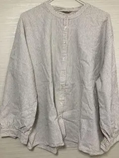 サマンサモスモス　ストライプシャツ