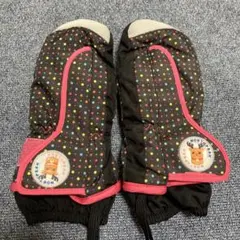 north peak ドット柄 キッズ手袋 100cm