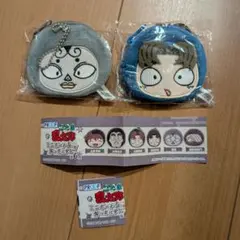 お値下げ　忍たま乱太郎ガチャガチャ　ミニポーチキーホルダー　山田利吉、照星セット