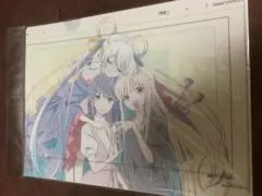 かぐや＆酒寄彩葉＆月見ヤチヨ】超かぐや姫！ラフ原画 クリアファイル