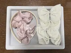 ハンドメイド　手芸品　カチューシャ　リボン　シュシュ　まとめ売り