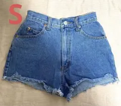 VALMAN デニムショートパンツ カットオフのサムネイル