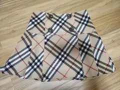 【希少】美品　バーバリーブルーレーベル ノバチェック プリーツスカート