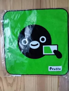 「新品未使用品」Suicaのペンギン ふわふわタオルハンカチ グリーン