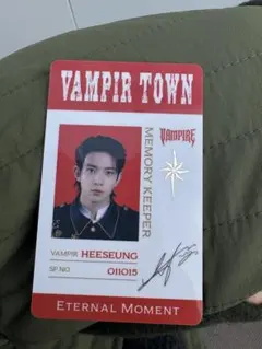 ENHYPEN WORLD ヴァンパイア ヒスン SPカード ポップアップ