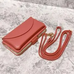 iPhone 15 Pro スマホケース 手帳型 斜め掛け 小銭入れ カード収納