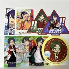 蓮巳敬人　神崎颯馬　ぱしゃっつ　ぱしゃこれ　クリアカード　シール　コースター