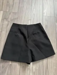 GRL at1647 ハイウエストタック入りショートパンツ　ブラック　Sサイズ