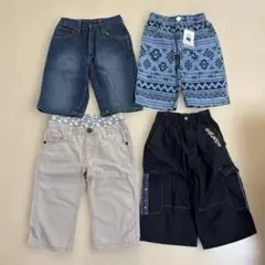 新品あり★ハーフパンツ4点セット　140cm まとめ売り