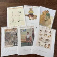 NormanRockwellハガキ6枚