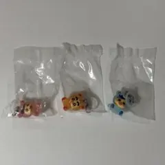 みんなでくまパジャマ　しんちゃん　ネネちゃん　かざまくん　めじるしアクセサリー