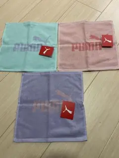 PUMA タオルハンカチ 3枚セット