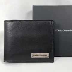 未使用 DOLCE＆GABBANA ドルチェ&ガッバーナ 二つ折り財布