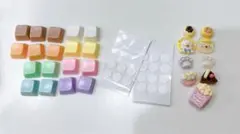 3coins ホビ活 2点セット〖デコレーションパーツ、キーボードトップ〗