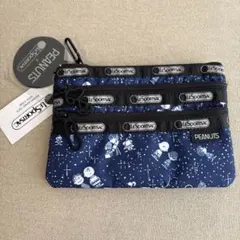 新品　LeSportsac レスポートサック　スヌーピー　PEANUTS ポーチ