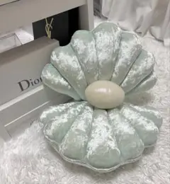 Francfranc シェル クッション ミントグリーン