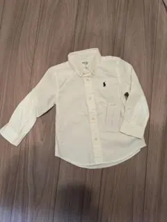 Ralph Lauren 長袖シャツ ホワイト色 24M/90cm 新品タグ付き