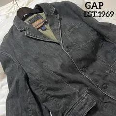 GAP ギャップ　ダークグレー デニムジャケット　Gジャン　XL