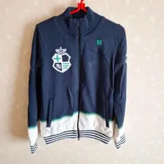 PEARLY GATES ネイビー ジップアップセーター