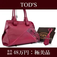 本物 トッズ ハンドバッグ レディース パイソン 限定 ケープバッグ 紫 ピンク