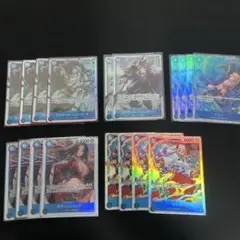 ワンピース カード　赤青エースデッキパーツ