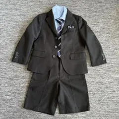 110 ストラップ スーツ シャツ パンツセット 入学式