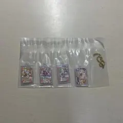 アイカツカードセット 4枚 ストラップ付き