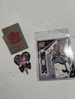 キミとアイドルプリキュア　キュアキッス　アクリルスタンド+うちわ型クリアカード