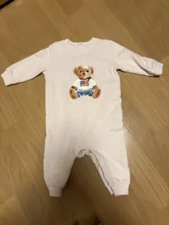 ポロラルフローレン ポロベア 裏起毛ロンパース 6m