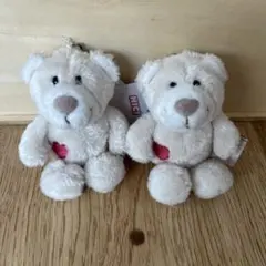 NICI ホワイトベア 2体セット