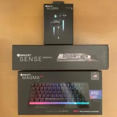 【未開封新品】ROCCAT ゲーミングデバイス 3点セット（キーボード他）