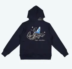 ディズニーリゾートパーカー M ネイビー ファンタジア ミッキー　魔法使いの弟子