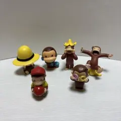 おさるのジョージ フィギュア6点セット