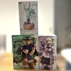 ジョジョ 1番くじ スティールボールラン a.b.e.f賞セット おまけ付き