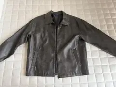 ダークブラウン　レザージャケット