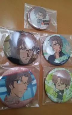 名探偵コナン　沖矢昴　缶バッジ　まとめ　セット