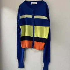 SLY STANDARD【M】マルチカラーボーダーカーディガン サイズ2