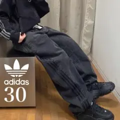 新品30】ADILENIUMシーズン3 バナナフィット ウォッシュドデニムパンツ