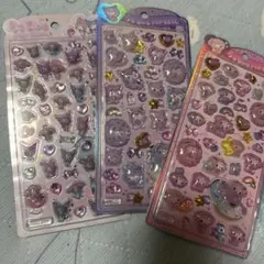 サンリオ うるちゅるPOPシール 3枚セット