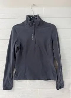 Reebok ハーフジップフリース Sサイズ グレー