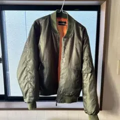 90sヴィンテージ　CAMPRI MA-1 フライトジャケット オリーブグリーン