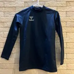 hummel あったかハイネックインナーシャツ150cmネイビー