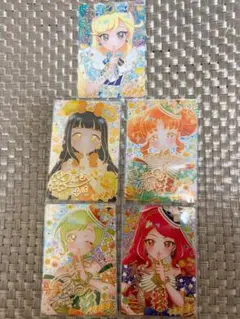 ひみつのアイプリ みつき つむぎ アイリ リンリン サクラ 星4 サインカード