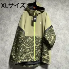 新品　アンダーアーマー マーク&迷彩柄ジップパーカーブルゾン「XLサイズ」