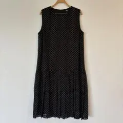 UNIQLO ノースリーブ ひざ丈ワンピース M